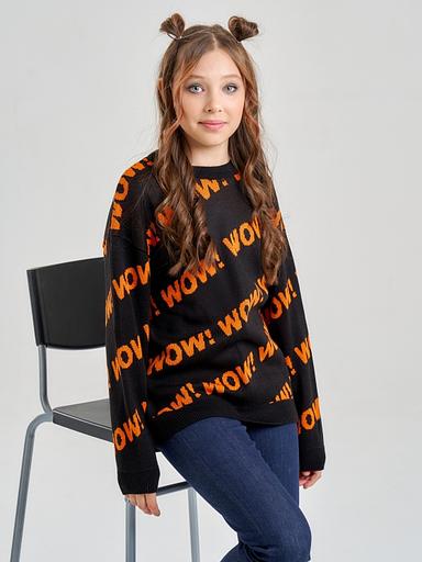 Jumper "Wow" black, for girls WHOLESALE фото 5