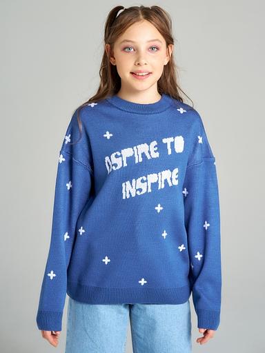 Jumper "Inspire" blue, for girls WHOLESALE фото 1