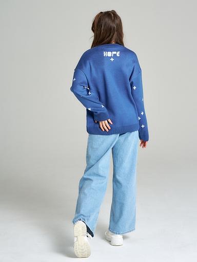 Jumper "Inspire" blue, for girls WHOLESALE фото 8