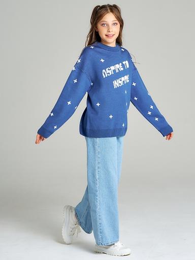 Jumper "Inspire" blue, for girls WHOLESALE фото 9