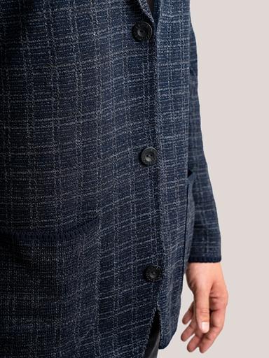 男士开衫“Osip”蓝色批发 фото 6