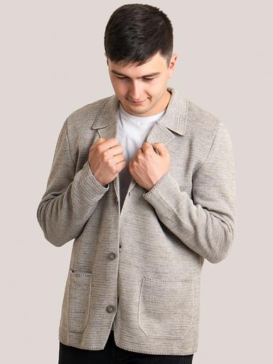 Кардиган мужской «Остап» бежевый ОПТ фото 3