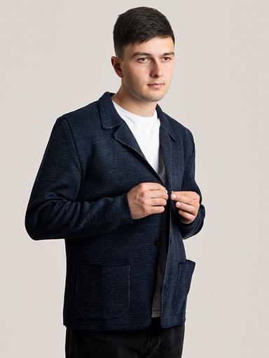 Ерлерге арналған кардиганы «Остап» көк ОПТОМ фото 5