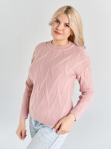Джемпер женский «Заря» розовый ОПТ фото 5