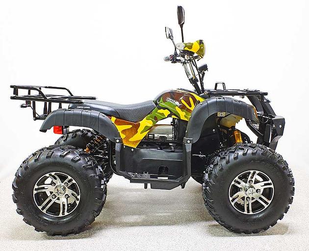 Квадроцикл GreenCamel Сахара AWD 4x4 армейский жёлтый (60V 2x2kW R10 alum Дифференциал) фото 5