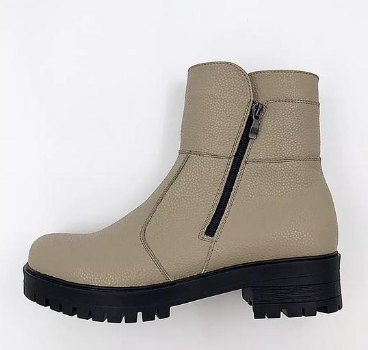 Ботильоны BuzShoes экокожа хаки ОПТ фото 3