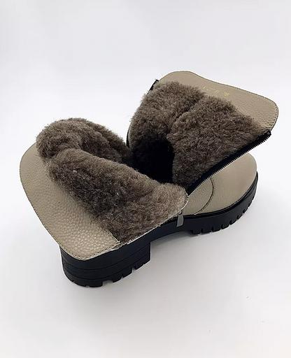 Ботильоны BuzShoes экокожа хаки ОПТ фото 4