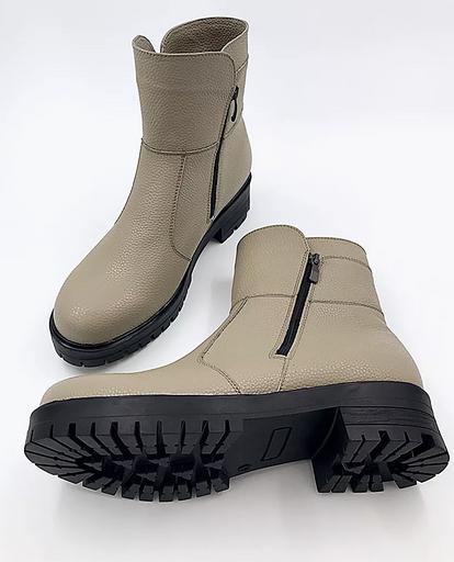 Ботильоны BuzShoes экокожа хаки ОПТ фото 5