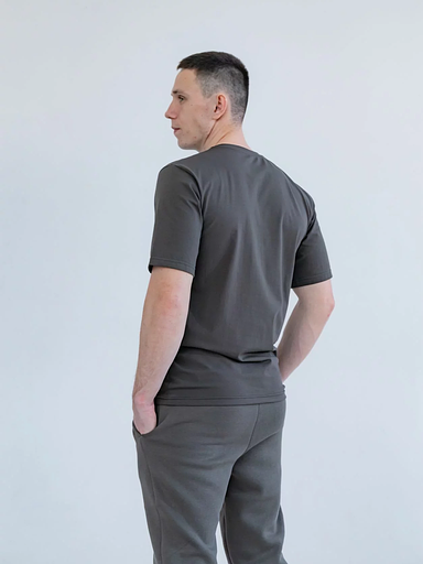 Футболка мужская темно-серая № 1 фото 1