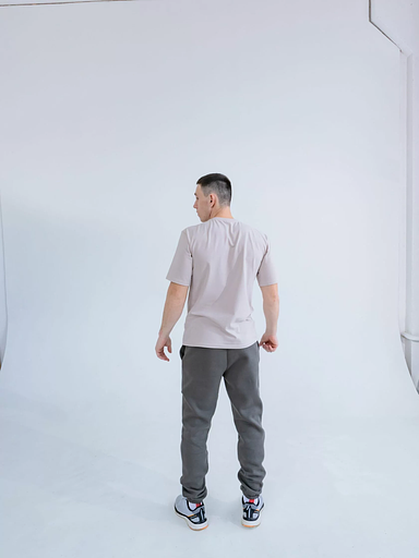 Футболка мужская светло-серая № 1 фото 1