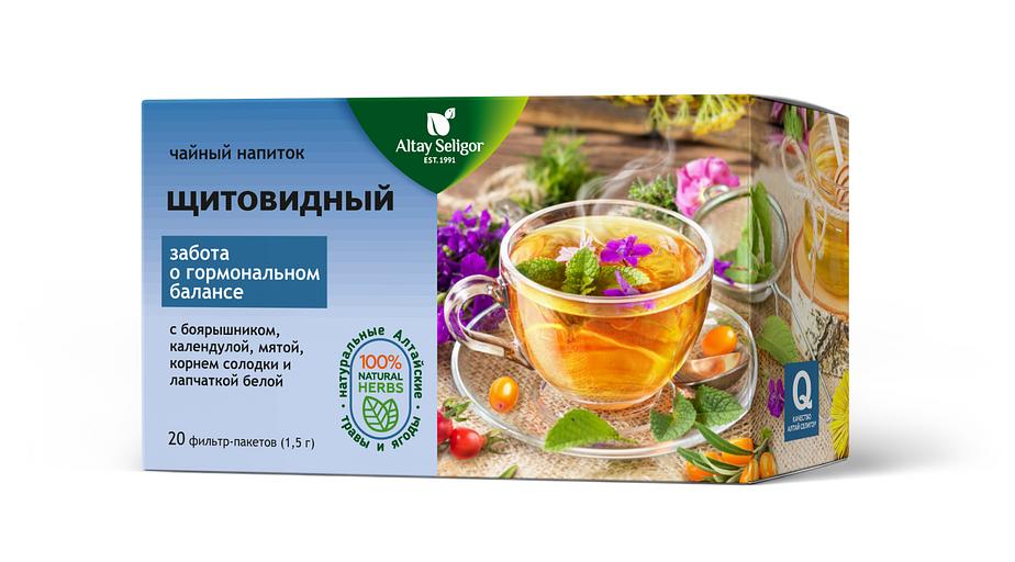 Шөп шайы Алтай-Селигор «Қалқанша безі» 20 қап, көтерме фото 1