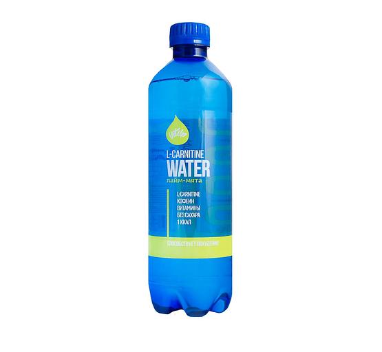 Напиток Vit Up «L-carnitine water лайм-мята» 0,5 л фото 1