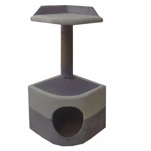 Домик для кошки с когтеточкой Zoofabrika Г12.03_M-З1-U ОПТ фото 1