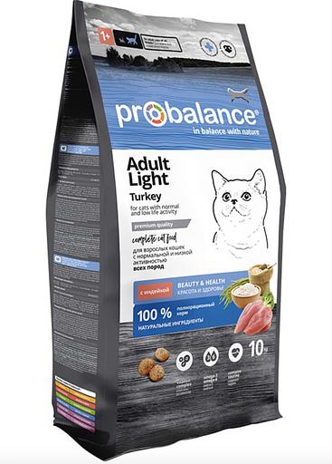 Dry cat food Probalance Light weight control, with turkey 10 kg, wholesale фото 1