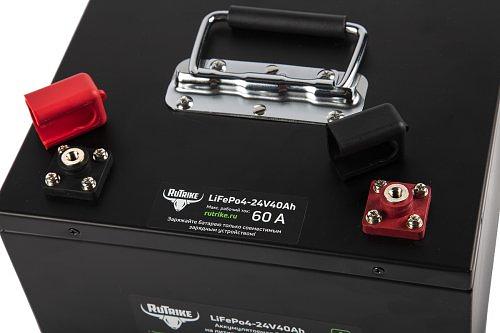 Тяговый аккумулятор RuTrike LiFePO4 24V40Ah (60A) фото 1