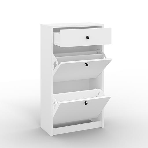 Тумба для обуви «Найс» исполнение 1, белый, опт фото 2