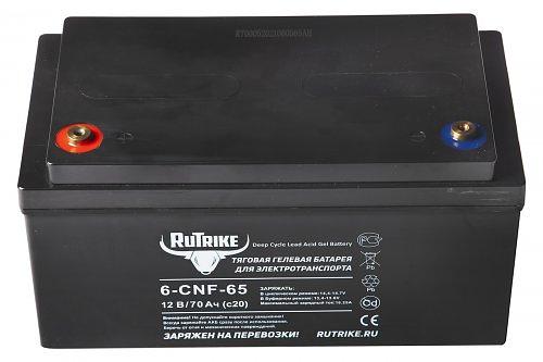 Тяговый аккумулятор RuTrike 6-CNF-65 (12V70A/H C20) фото 2