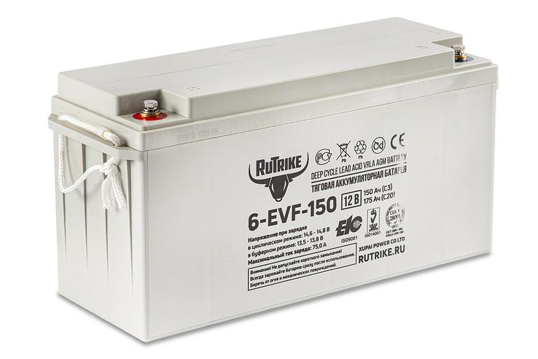 Тяговый аккумулятор RuTrike 6-EVF-150 (12V150A/H C3) фото 1