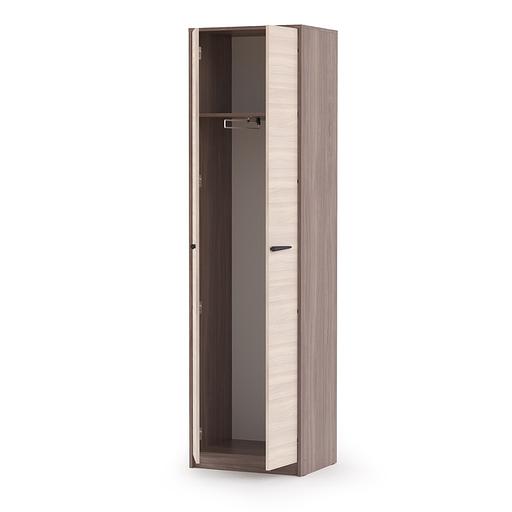 2-door wardrobe with pull-out rod “Optima” Shimo dark, Shimo light, wholesale фото 2