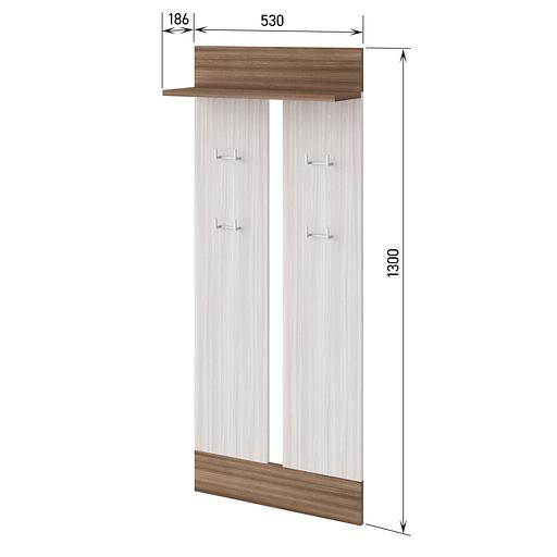 Wall hanger "Optima" version 2, shimo dark, shimo light, wholesale фото 2