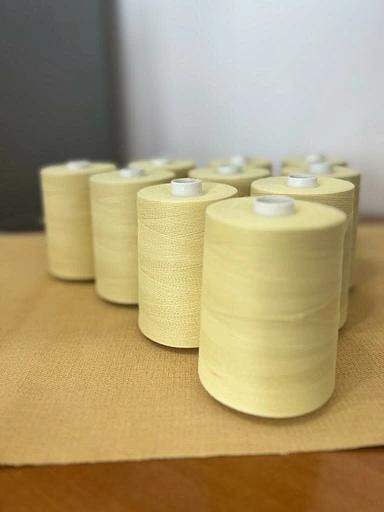 Aramid sewing thread 75 NShT-Sh yellow, 3000 m OPT фото 1