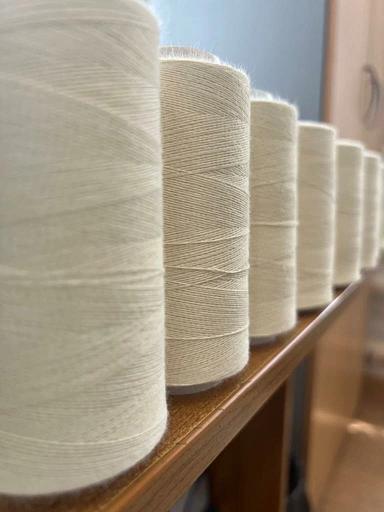 芳纶缝纫线 75 NShT-Sh 白色，3000 m OPT фото 1