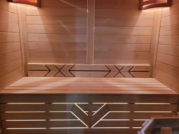 «Премиум» шыны қасбеті бар фин саунасы фото 1
