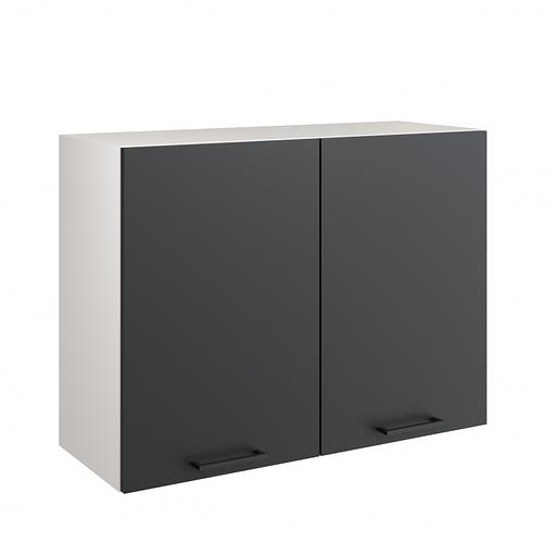 Wall cabinet 80 cm with two doors Simple B800 anthracite, white, wholesale фото 1