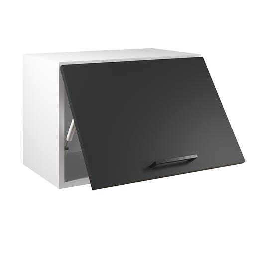 Қабырғалық шкаф 50×36 см Қарапайым V500G антрацит, ақ түсті, көтерме фото 2