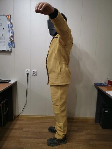 芳纶焊工服“Togilen-2”（夹克/裤子），用于防止火花和熔融金属飞溅，56-58/182 OPT фото 4
