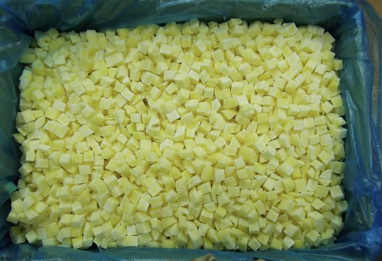 Картофель кубик замороженный 10 кг, опт фото 1