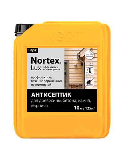 Антисептическая пропитка «Nortex» ЛЮКС для древесины, бетона, камня и кирпича 10 кг, опт фото 1