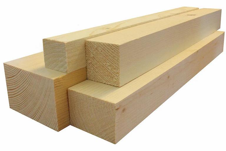 Хвойный брус естественной влажности 1-2 сорта 100х100х6000 мм ОПТ фото 2