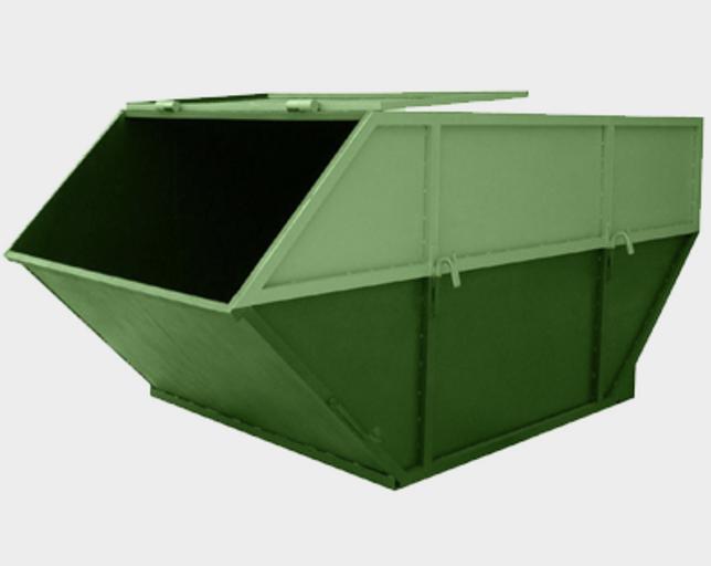 Мусорный контейнер 8 м³ открытого типа, опт фото 1