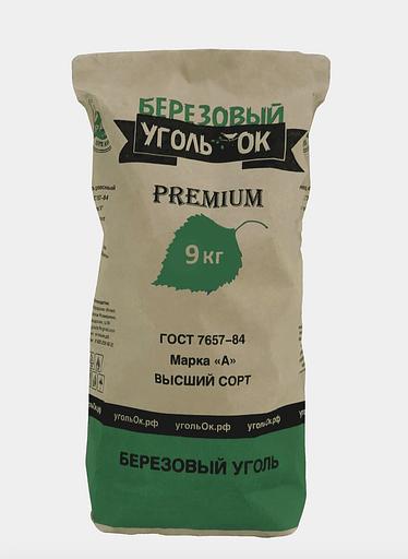木炭 GOST 7657-84 “桦木煤” A 级优质 9 公斤，批发 фото 1