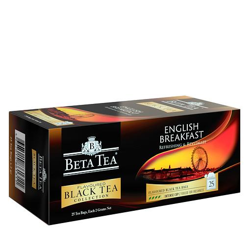 Чай чёрный в пакетиках «Бета Чай Английский завтрак» («Beta Tea English Breakfast Tea») 25×2 г фото 1