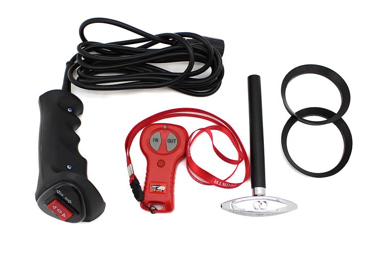 Winch for standard UAZ Patriot bumper 12V 12000 lbs steel OPT фото 5