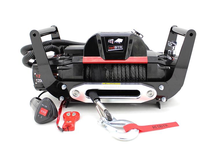 Лебедка переносная УАЗ Патриот 12В 12000 lbs комплект ОПТ фото 1