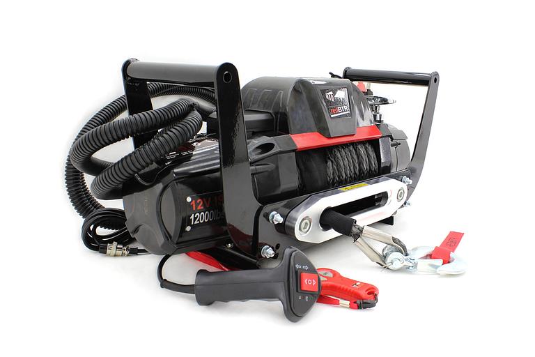 Лебедка переносная УАЗ Патриот 12В 12000 lbs комплект ОПТ фото 4