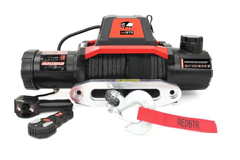 Лебедка автомобильная двухскоростная 12В 12000/6000 lbs синтетика ОПТ фото 1