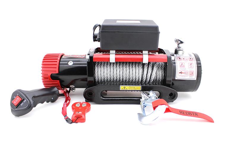Лебедка автомобильная 12В 12000 lbs чугунный клюз ОПТ фото 1
