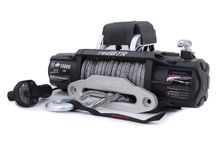 Лебедка автомобильная 12В 10000 lbs синтетика ОПТ фото 2