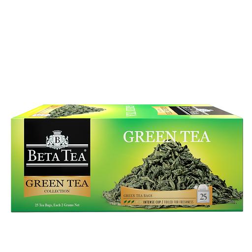 Чай зелёный в пакетиках «Бета Чай Зелёный Чай» («Beta Tea Green Tea») 25×2 г фото 2