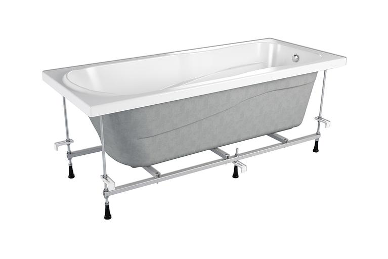 «Италия» акрил ваннасына арналған монтаждау пакеті (рама) 1700x700 мм, көтерме фото 1