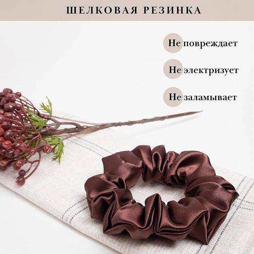 Резинка для волос Casanda Hey шоколад, опт фото 2