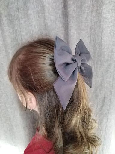 Күңгірт сұр шаш қыстырғышы «Садақ» Casanda Эй классикалық стиль, көтерме сауда фото 8