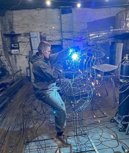 Металлическая фигура 3D «Олень» ОПТ фото 2