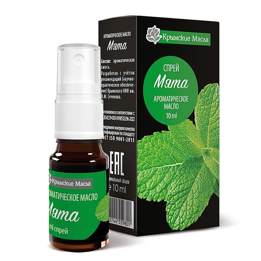 Ароматическое масло «Мята» 10 мл, спрей ОПТ фото 1