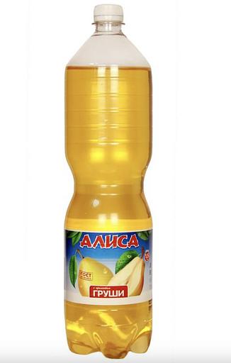 Лимонад с ароматом груши «Алиса» 1,5 л, опт фото 1