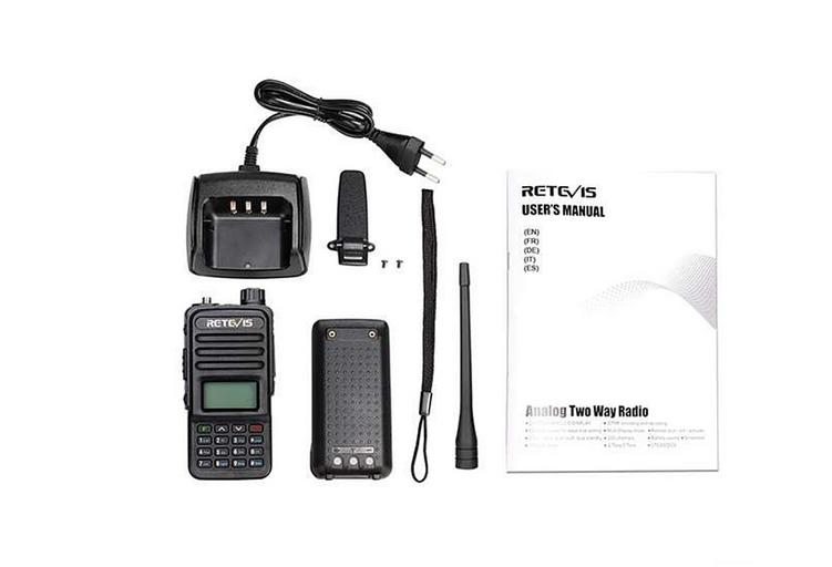 Рация Retevis RT85 черная ОПТ фото 7